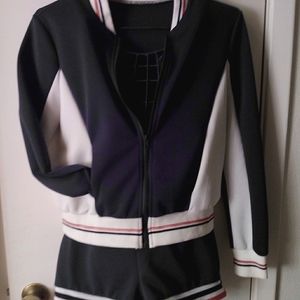 Old school athletic set. Both dark blue, all color